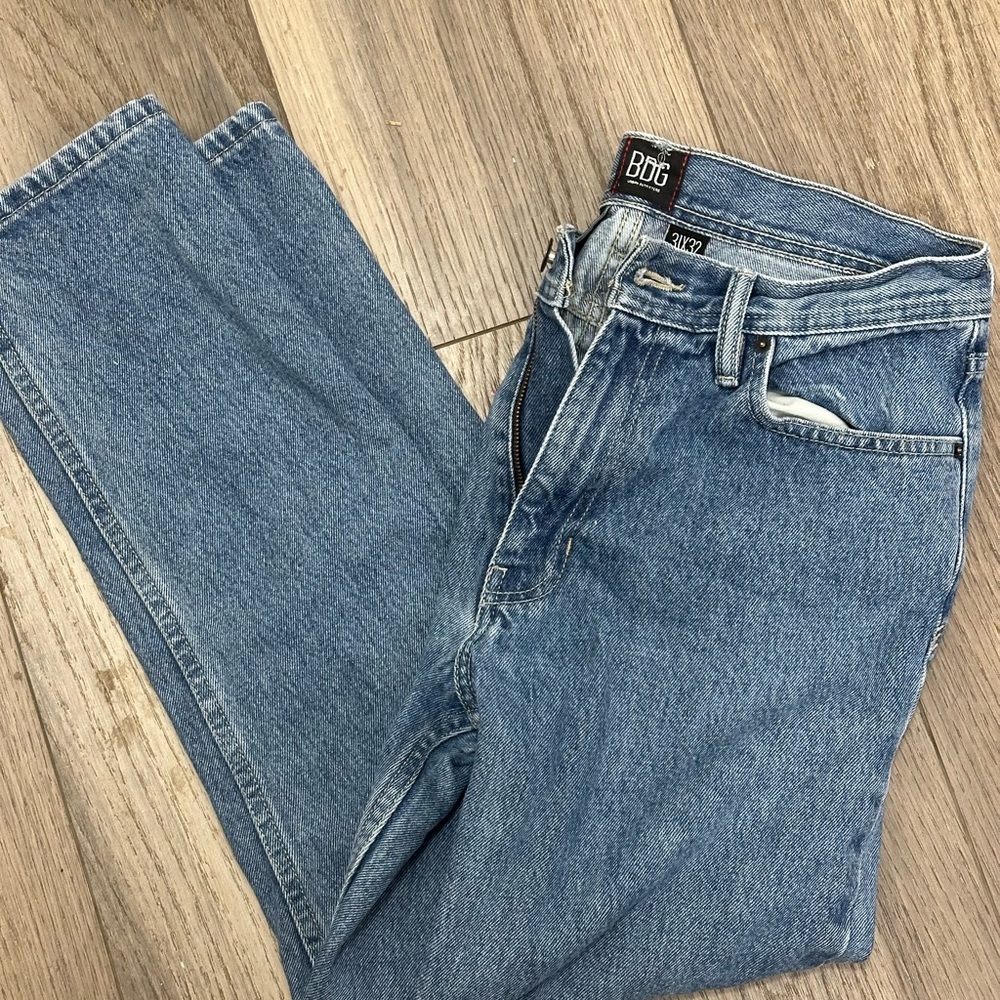 BDG Blue Ankle Cropped Jeans Classic Style